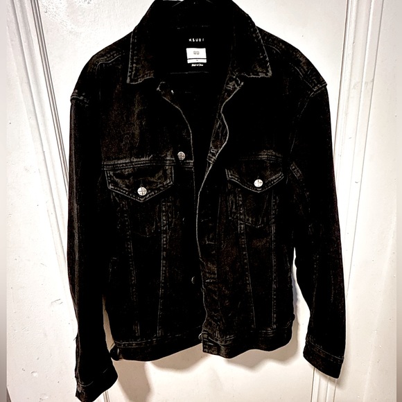 NWOT Ksubi Black Marbled Oh G Denim Jacket - Picture 9 of 10